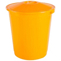 Мусорный бак с крышкой 70 л желтый 70 желтый в Кемерово Мусорный бак с крышкой 70 л желтый 70 желтый в Кемерово