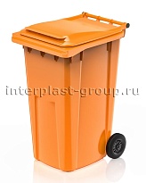 Контейнер для мусора 240 л оранжевый облегченный 240 оранжевый в Кемерово