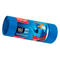 Мешки для мусора 160 л, с ушками, синие, в рулоне 10 шт., ПВД, 30 мкм, 1250х900 мм, PACLAN Multitop, 604064 в Кемерово Мешки для мусора 160 л, с ушками, синие, в рулоне 10 шт., ПВД, 30 мкм, 1250х900 мм, PACLAN Multitop, 604064 в Кемерово